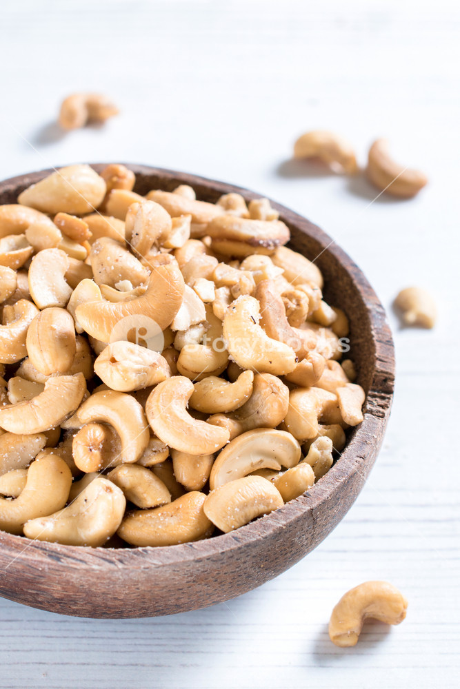 Cashew Nuts In Bowl