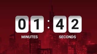 Countdown Concept Animation Of A Time Counter Counting Down
