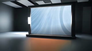 Dynamic News Studio: Virtual Set for Chroma Footage